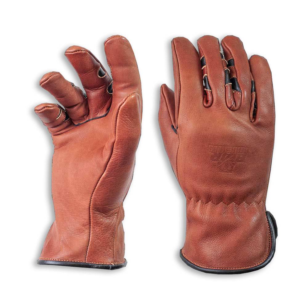 Bear Knuckles D451 Double Wedge Brown Regular Duty Cowhide Driver Work Glove