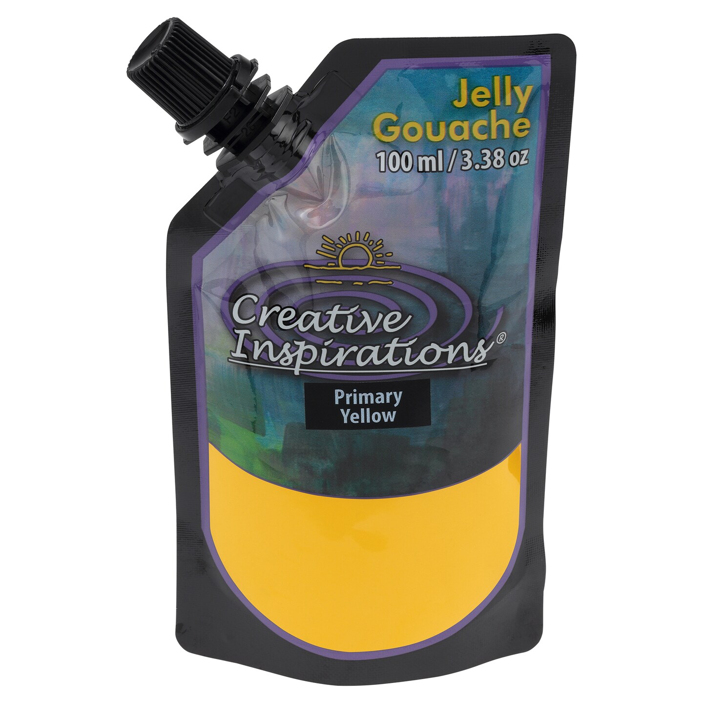 Creative Inspirations Jelly Gouache - Assorted Colors and Sizes - Unique &#x26; Vibrant Jelly Gouache Paint for Artists, Beginners, Painting Parties and More