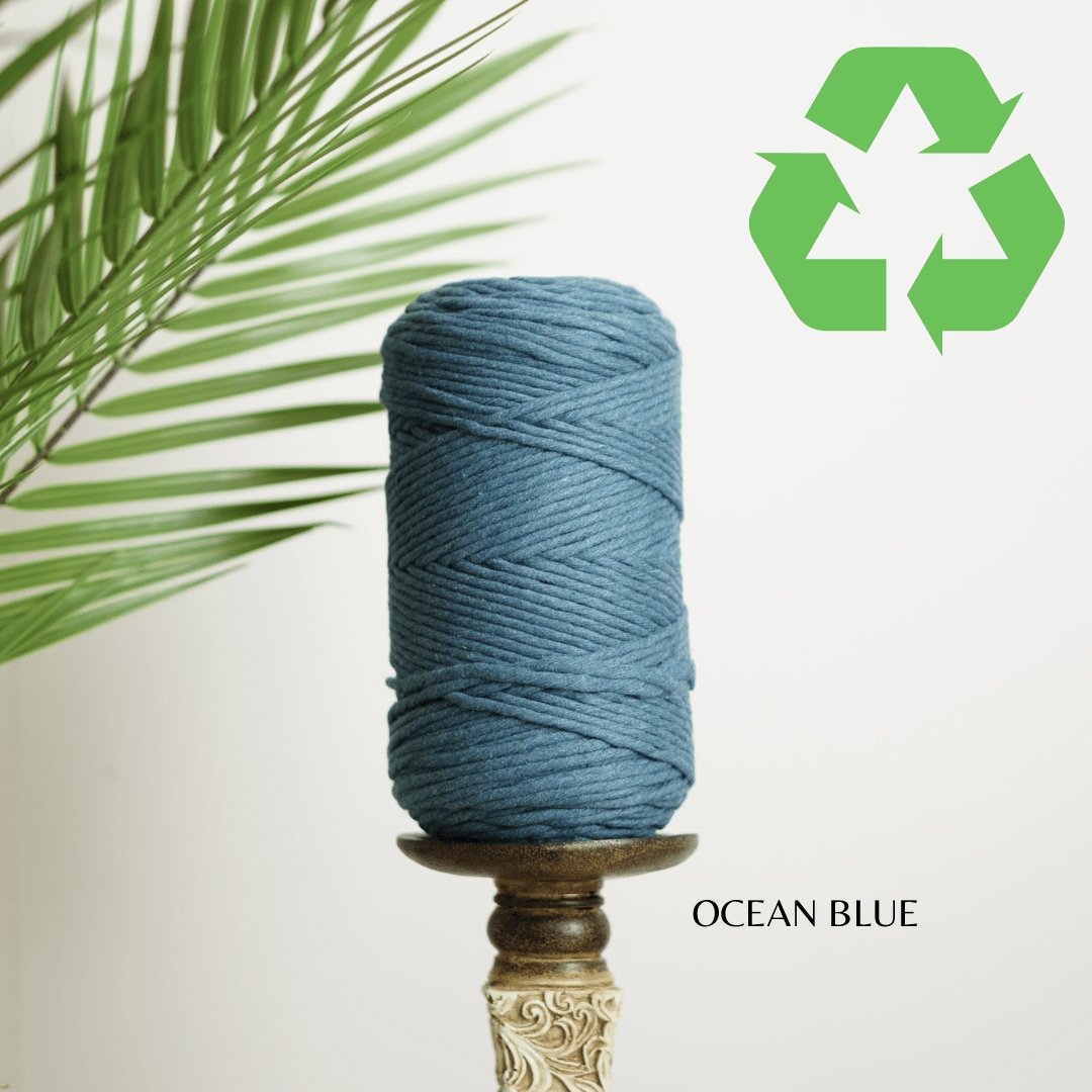 3mm Single Strand Macrame Cotton Cord, 23 Beautiful Colors, Macrame Wall Hanging, Plant Hangers, Cotton Rope for Macrame