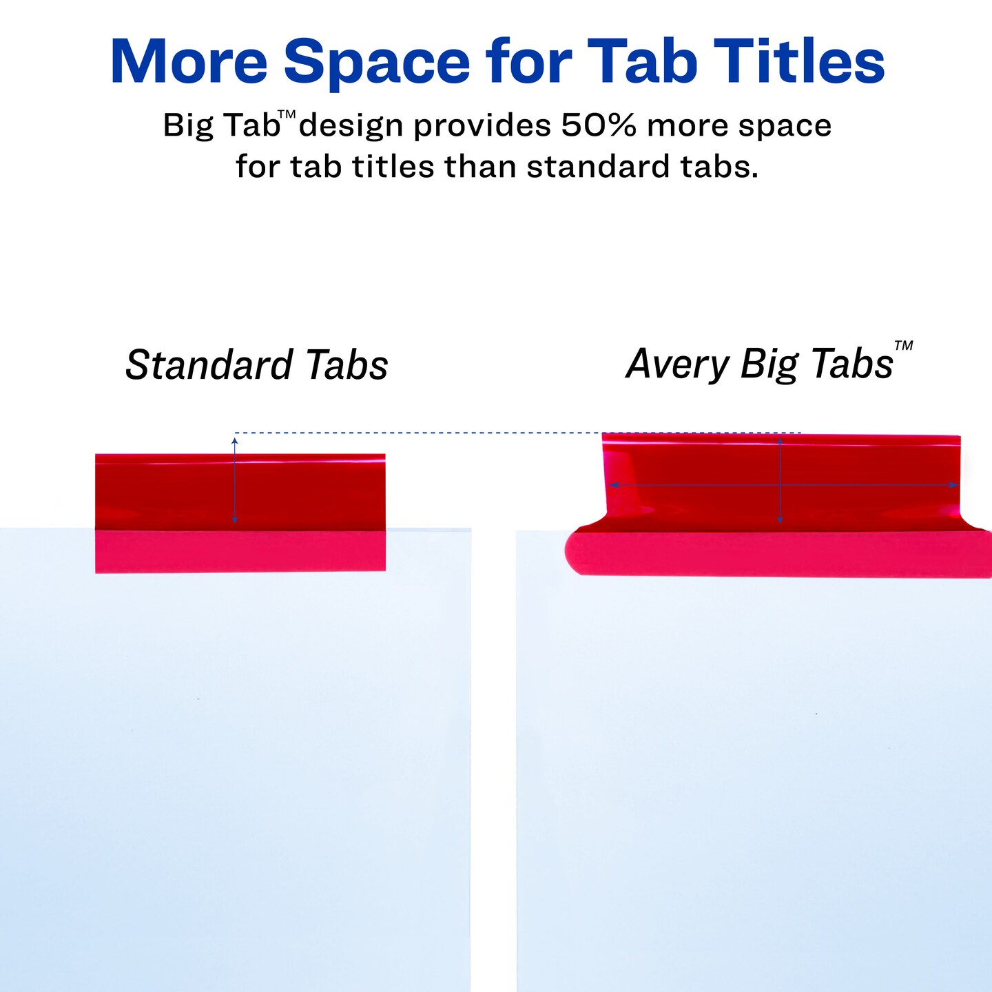 Avery Big Tab Insertable Extra Wide Dividers for 3 Ring Binders, 8-Tab Sets, Multicolor Tabs, 4 Sets (21939)