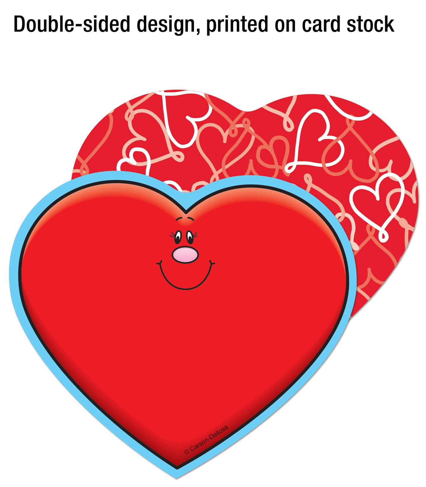 Carson Dellosa 36 Mini Heart Cutouts, Paper Heart Shaped Cutouts for Bulletin Board, Arts & Crafts, Valentine's Day Decorations, Heart Cutouts for Classroom, Party, and Valentine's Day Classroom Décor