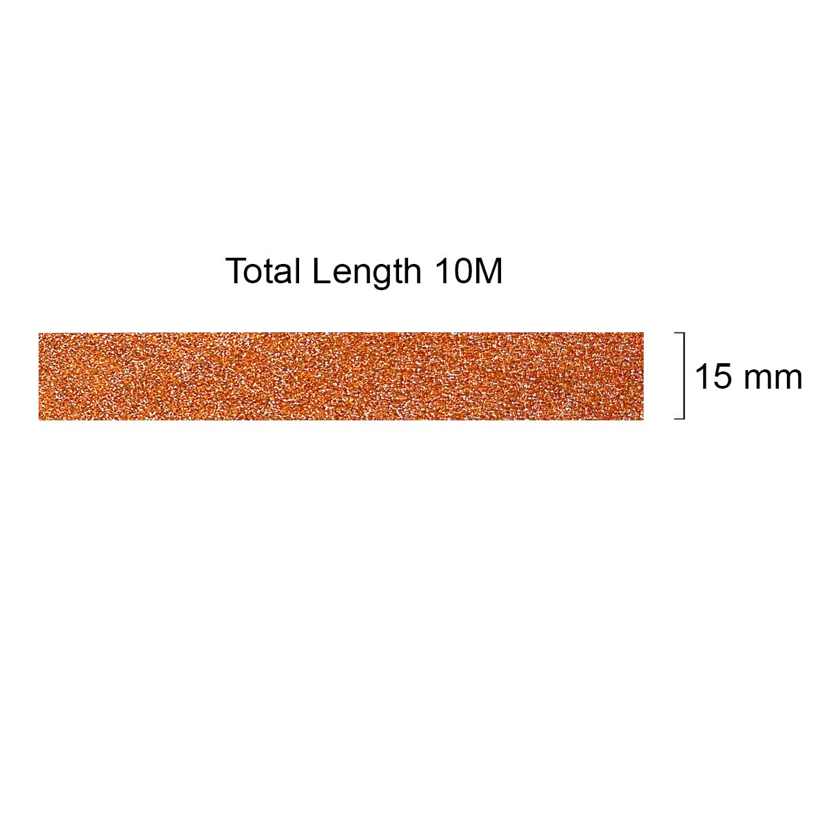 Wrapables Decorative Glitter Washi Masking Tape