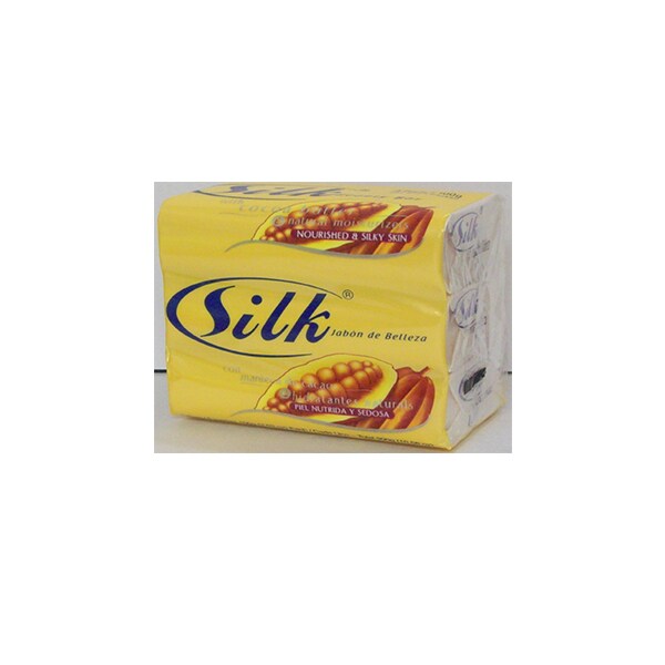 Silk Beauty Bar with Cocoa Butter and Natural Moisture 3 in 1 Pack (3 by 100g) approx.