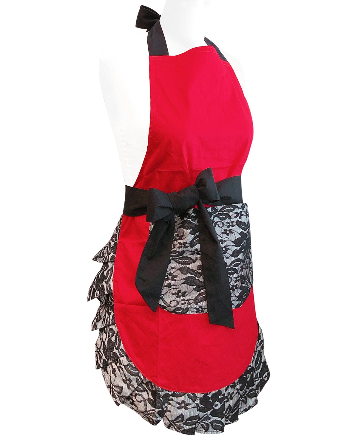 Wrapables Classic Vintage Apron, Stylish Cooking Apron
