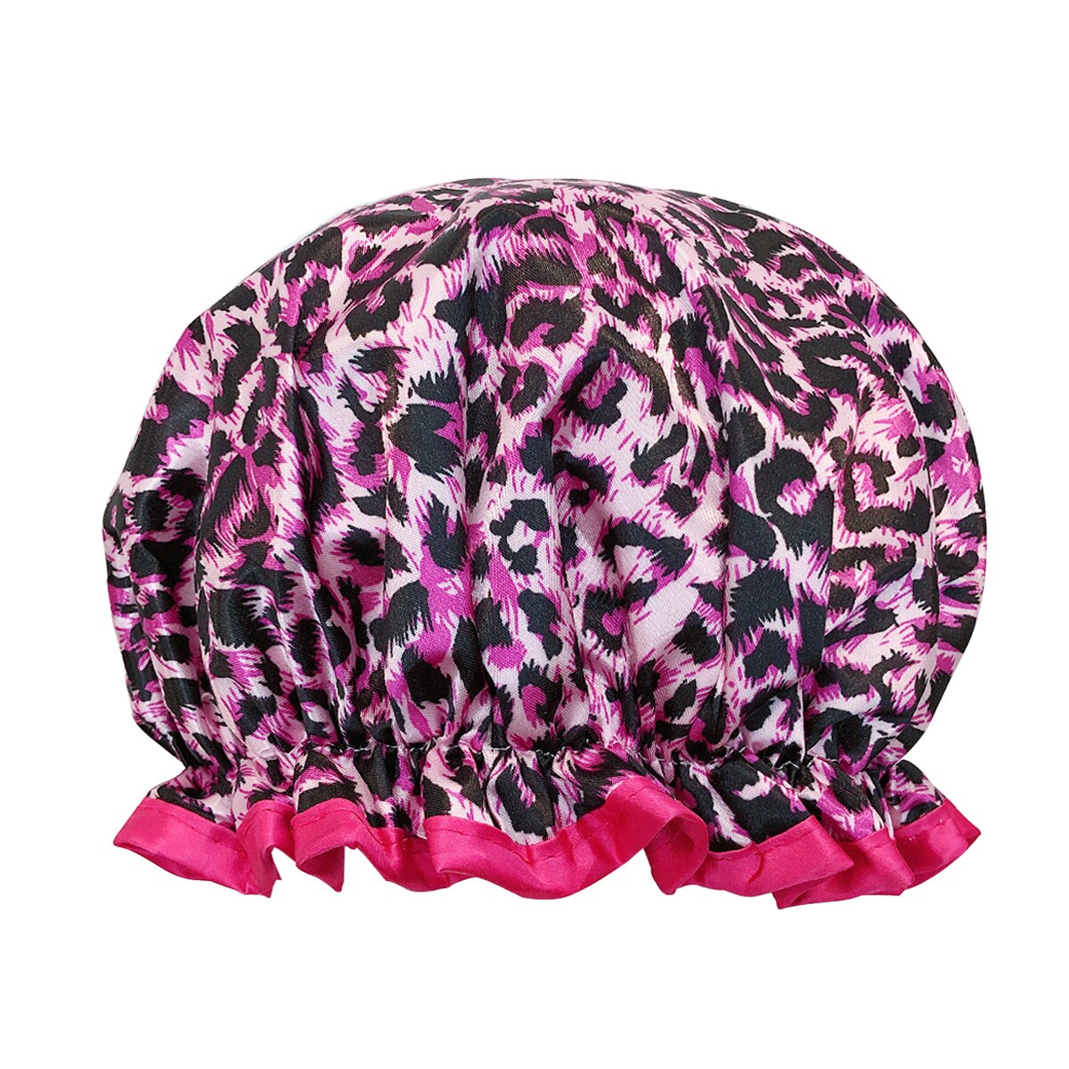 Wrapables Reusable Women's Waterproof Shower Caps for Long Hair