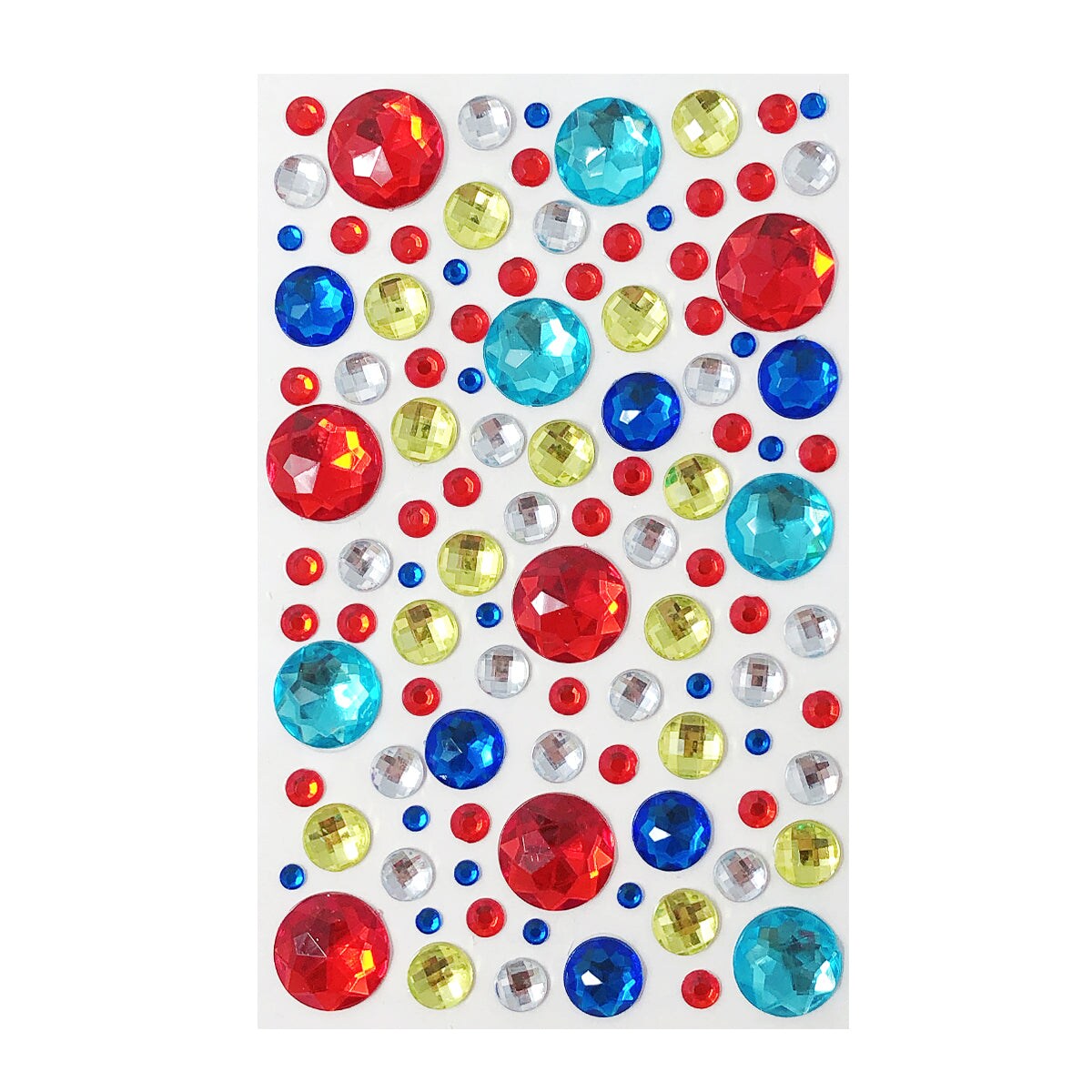 Wrapables Acrylic Self Adhesive Crystal Rhinestone Gem Stickers