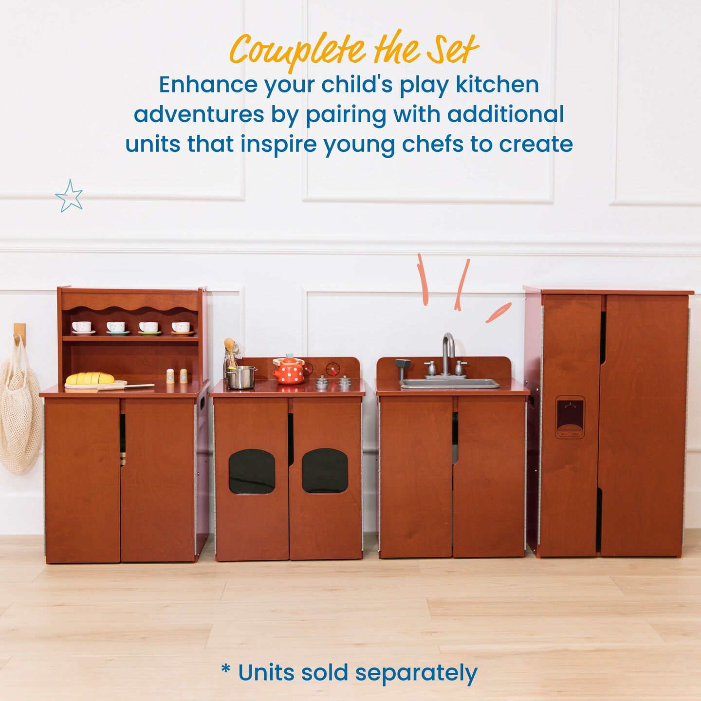 Play Kitchen Sink, Wooden Playset