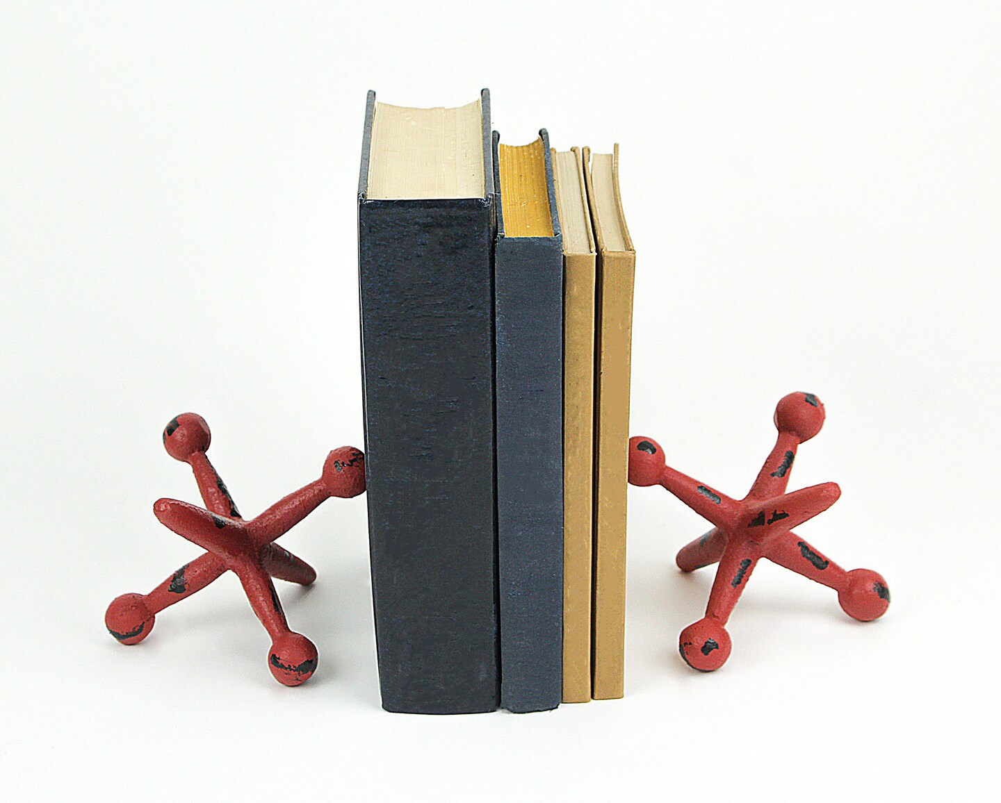 Cast Iron Giant Jack Bookends Decorative Metal Sculpture Doorstop Home Decor