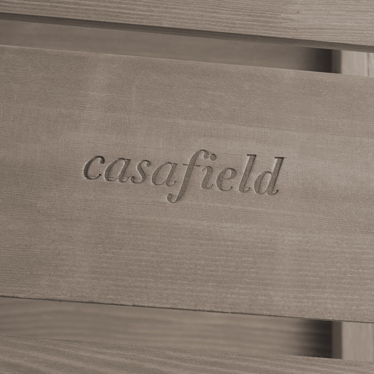 Casafield Adirondack Side Table, Cedar Wood Outdoor End Table with Shelf for Patio, Deck, Lawn and Garden