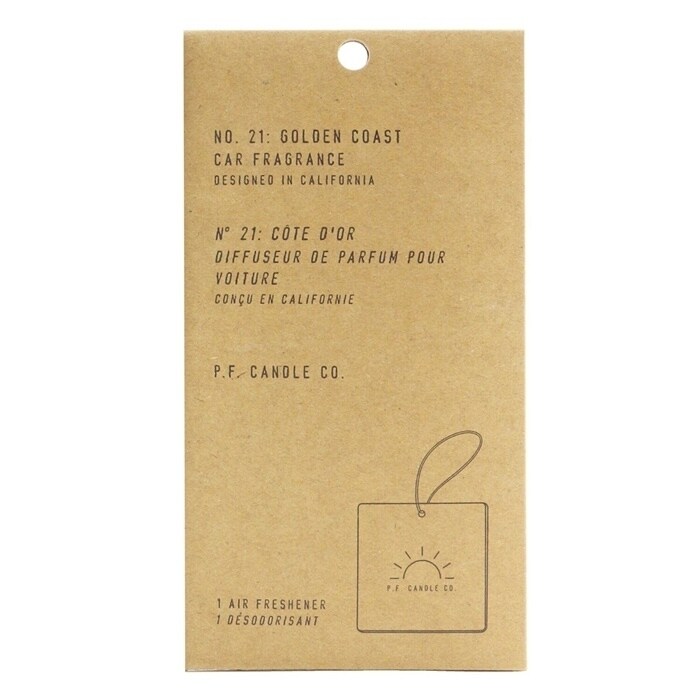 P.F. Candle Co.   Car Fragrance - Golden Coast 1pcs