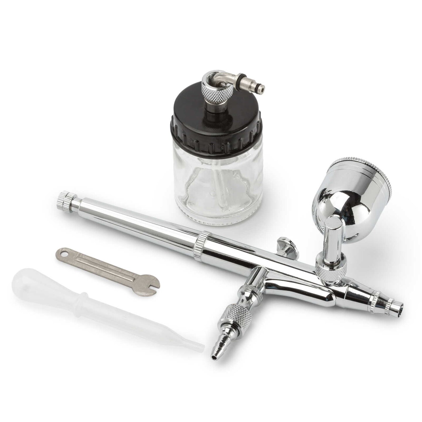 PointZero Dual-Action 7cc/22cc Side-Feed Airbrush Set - .3mm Nozzle