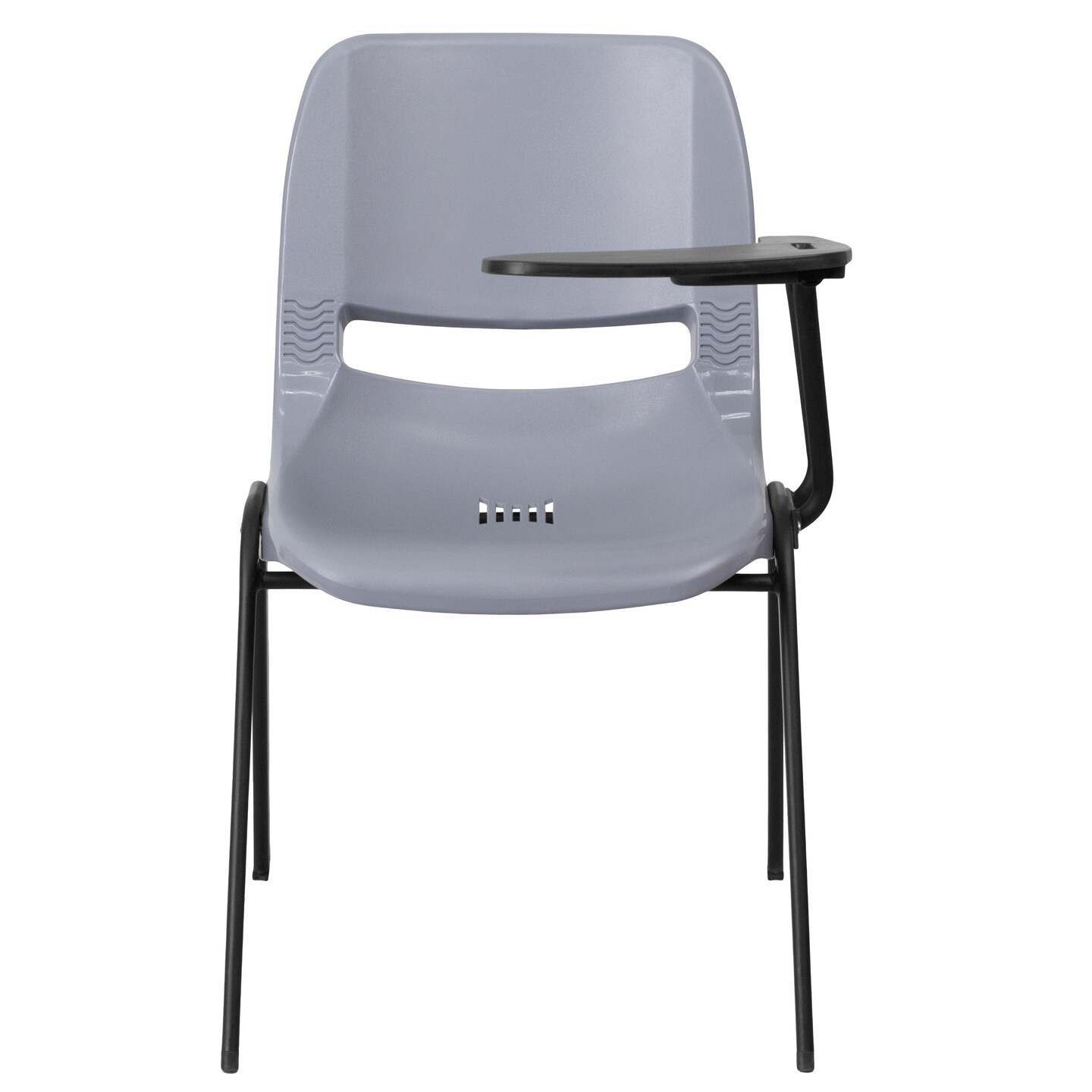 Emma and Oliver Ergonomic Shell Chair with Left Handed Flip-Up Tablet - Tablet Arm Desk