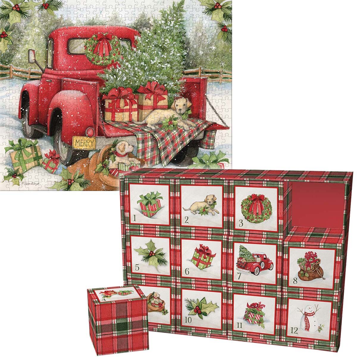 Lang Santa's Truck Advent Calendar Jigsaw Puzzle Michaels