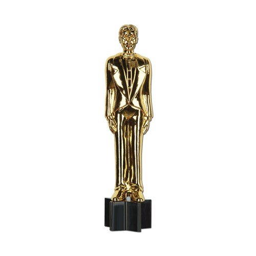 Jointed Awards Night Male Statuette Cutout