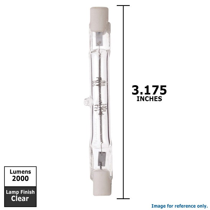 Satco S3184 250W 120V R7s Double Ended 78mm J-Type short halogen light bulb