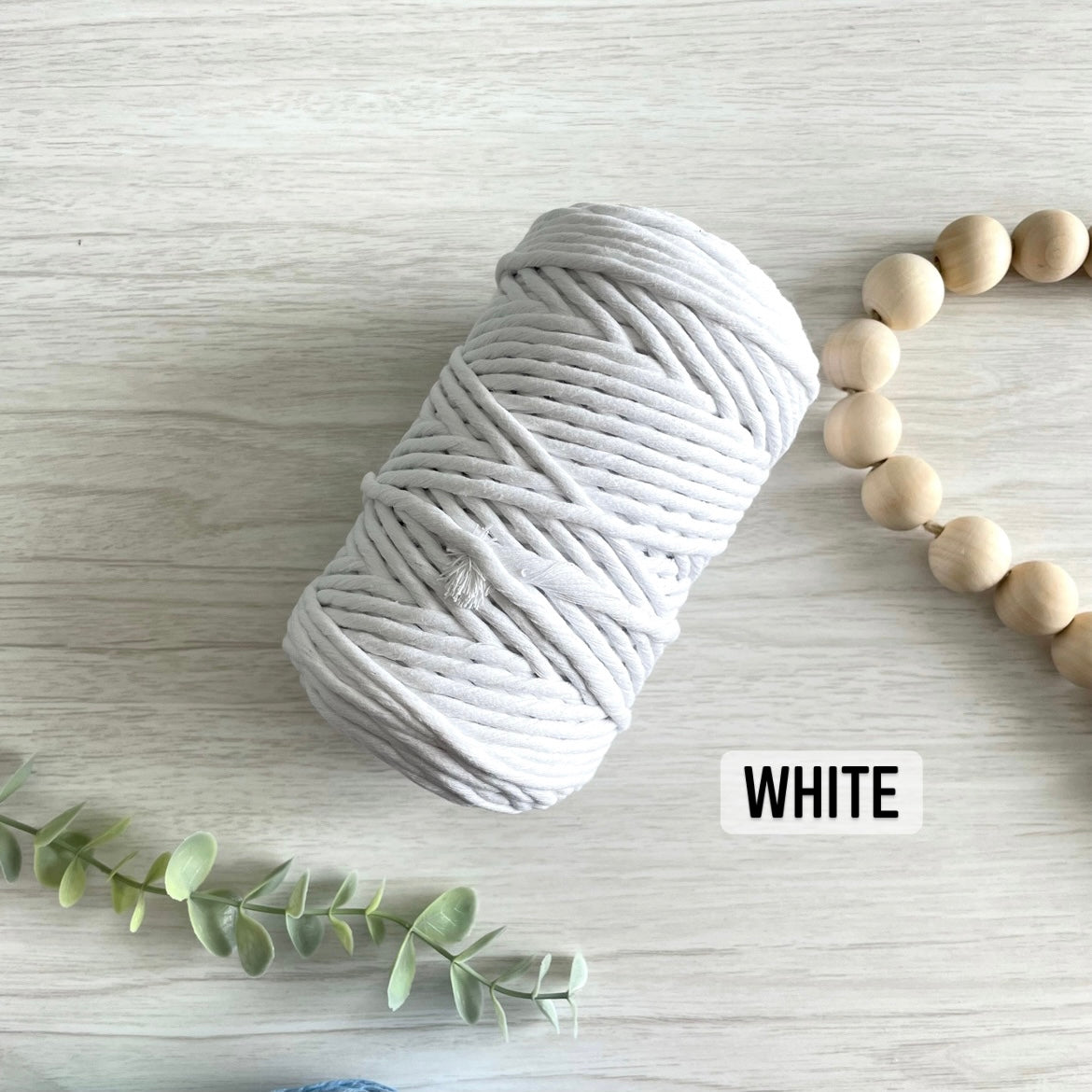 3mm Single Strand Macrame Cotton Cord, 23 Beautiful Colors, Macrame Wall Hanging, Plant Hangers, Cotton Rope for Macrame