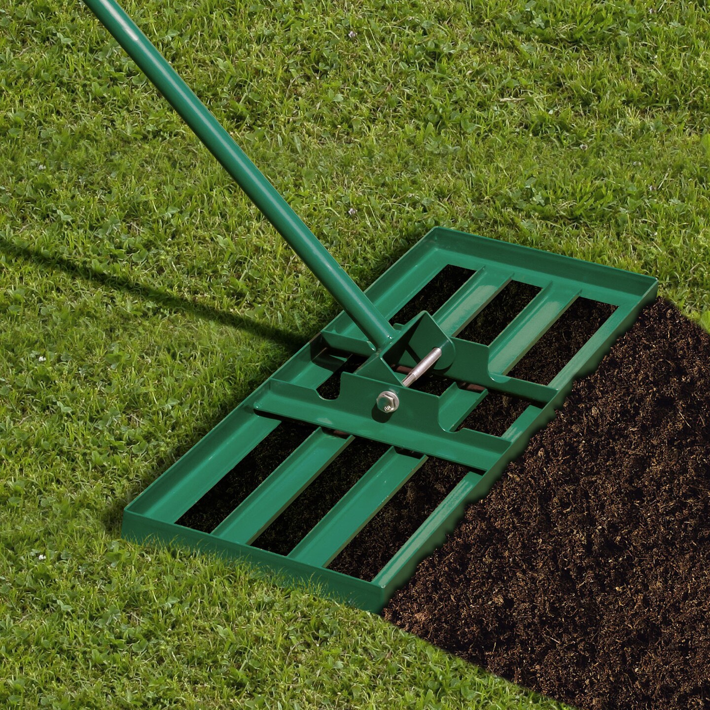 30 inches Lawn Leveling Rake with Ergonomic Handle