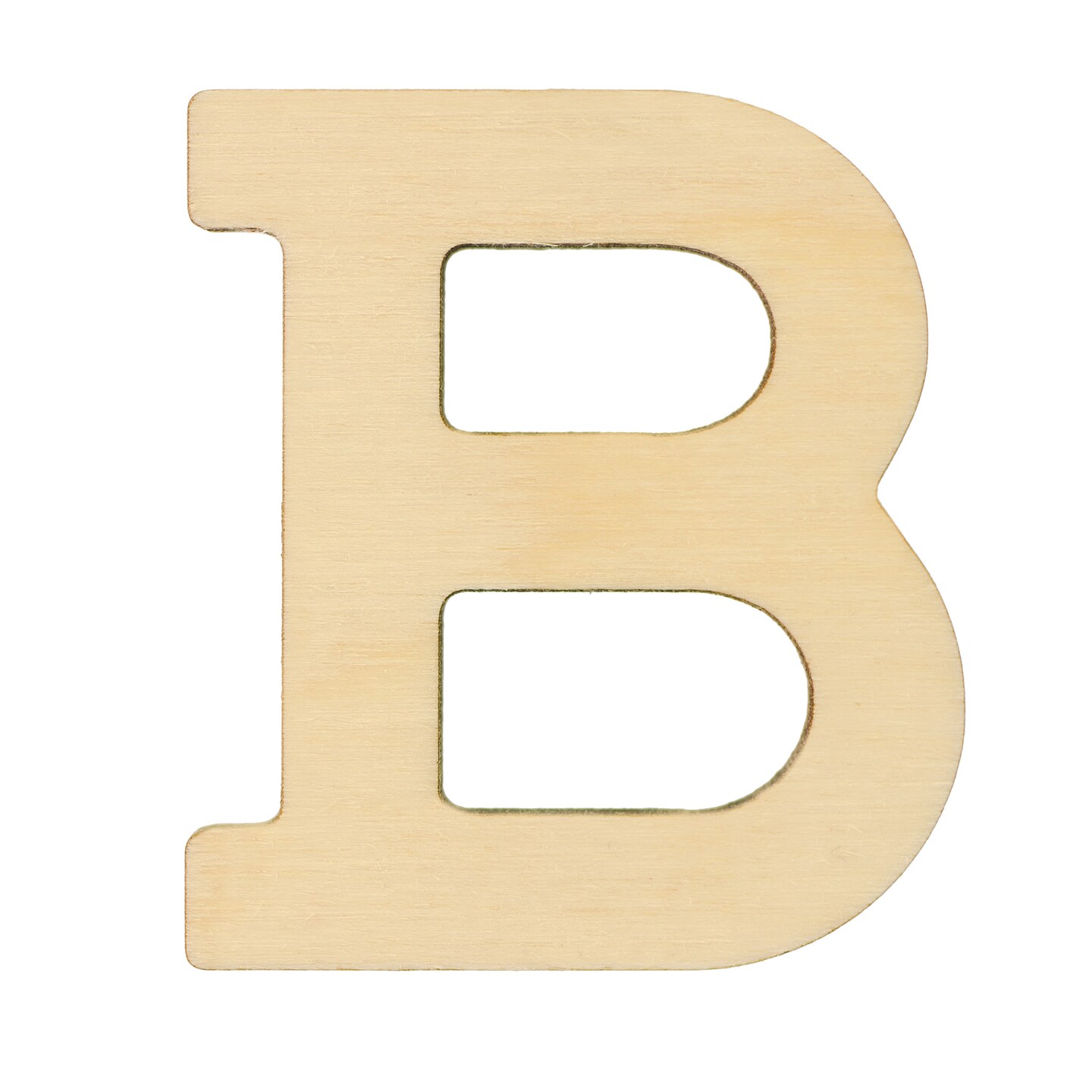 Essentials By Leisure Arts Arts Wood Letter 1.75&#x22; Birch B