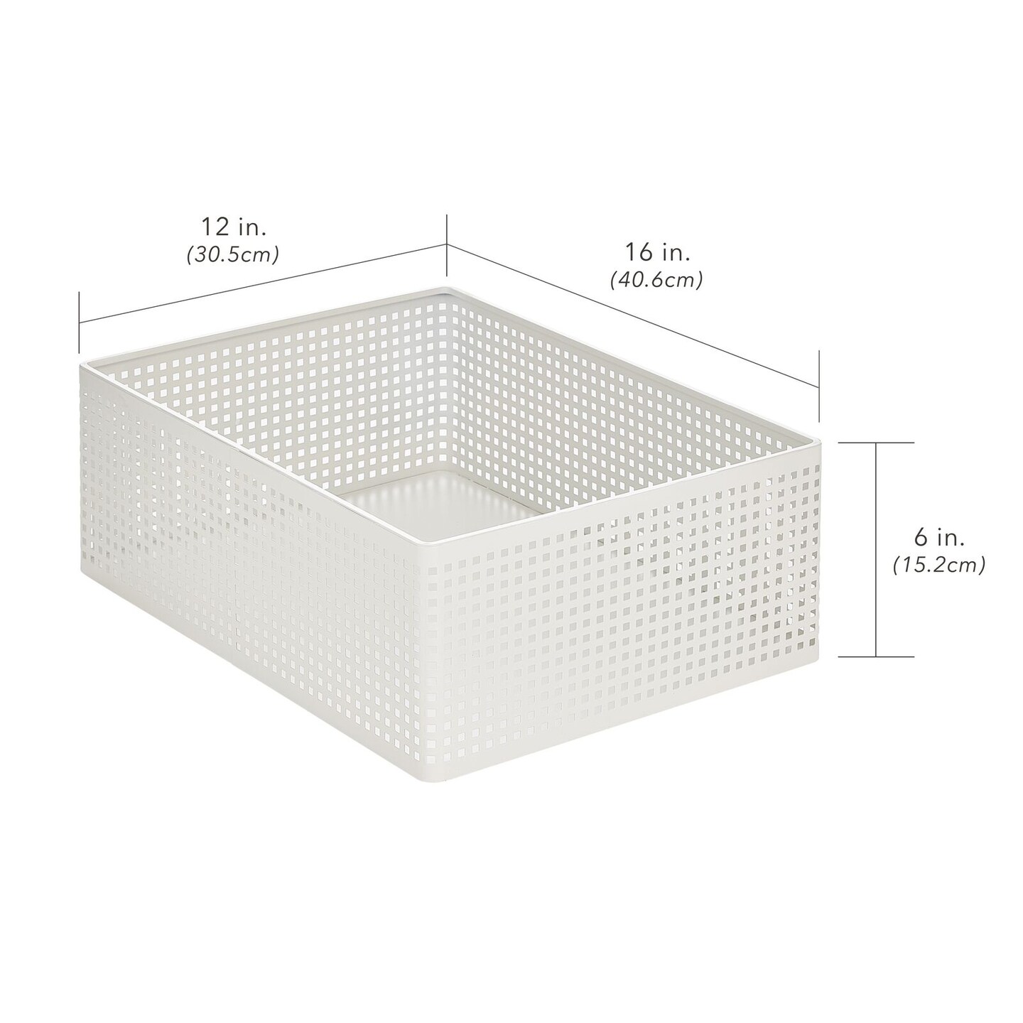 Nate Home by Nate Berkus Metal Kitchen Bin from mDesign