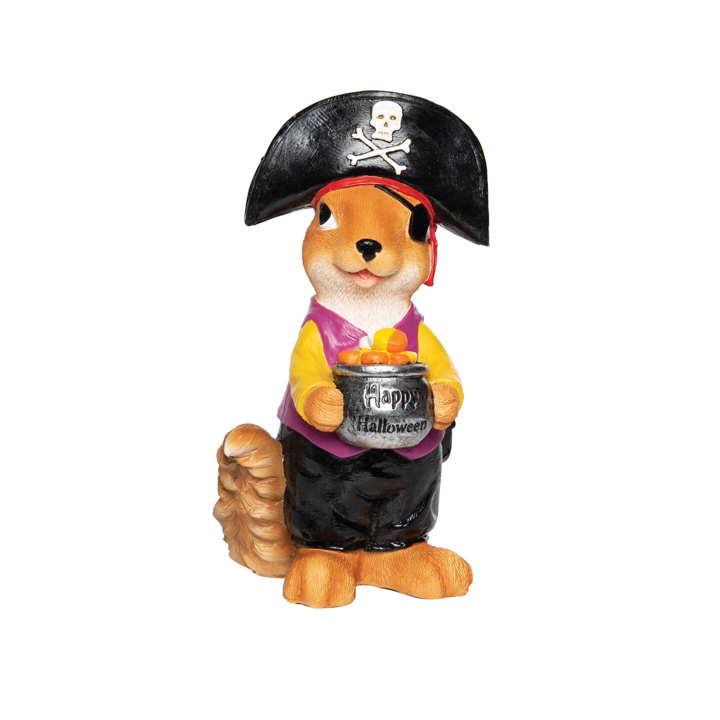 Trick or Treat Pirate Squirrel Halloween Small Figurine