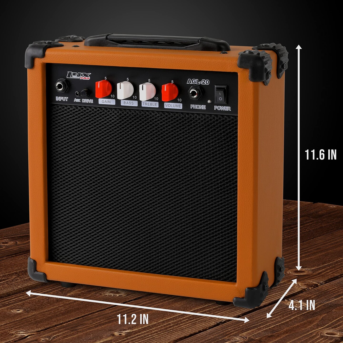 LyxPro Electric Guitar Amp, 20w Portable Mini Amplifier