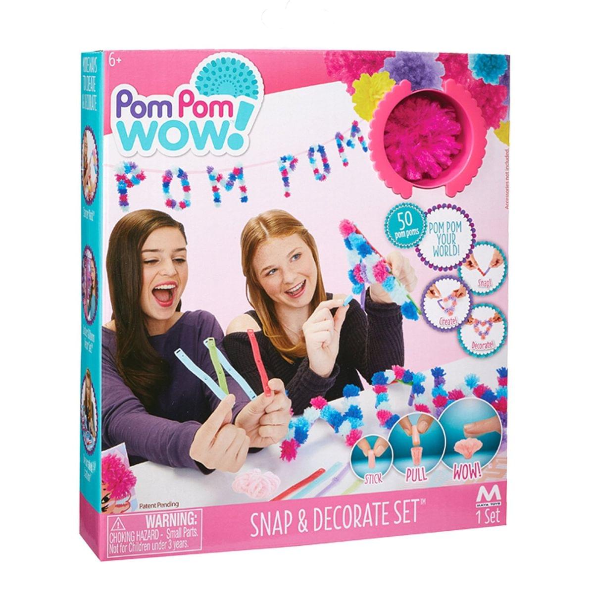 Pom Pom Wow! Snap &#x26; Decorate Set