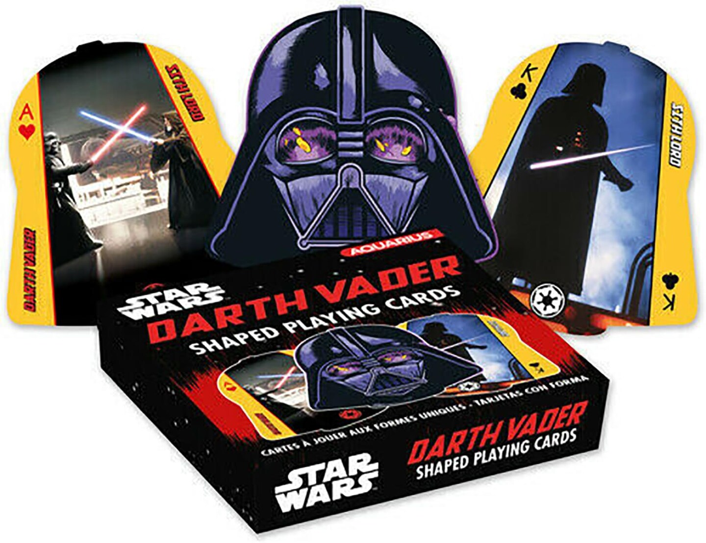 Star Wars Darth Vader Shaped Playing Cards | 52 Card Deck + 2 Jokers