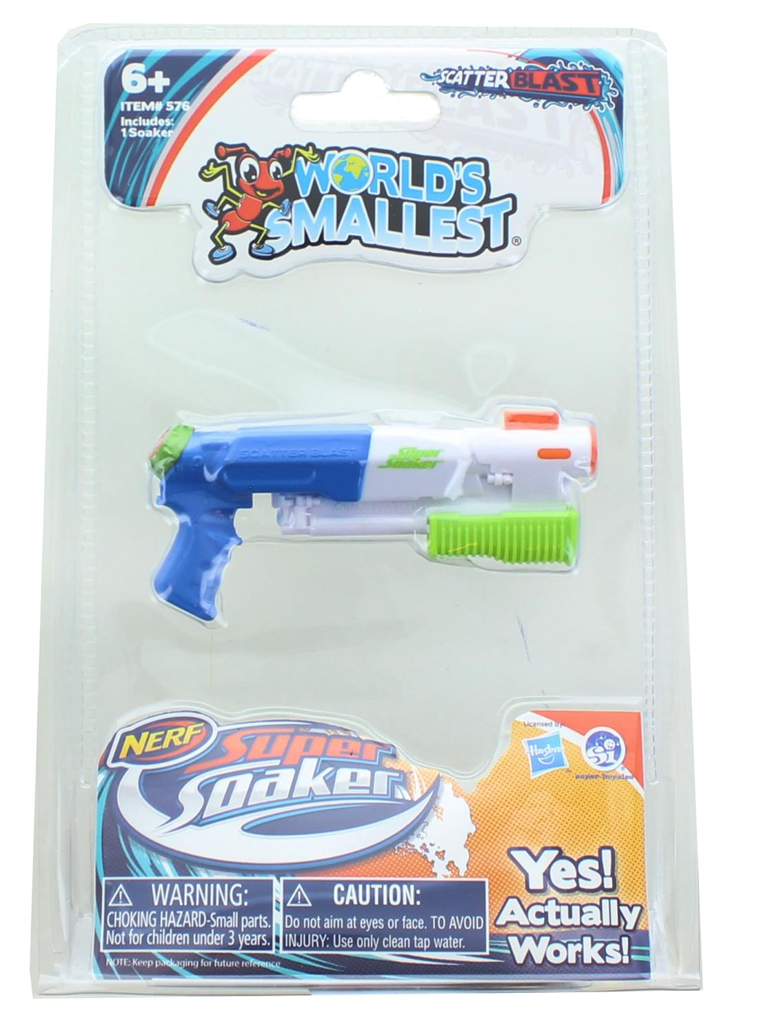 World&#x27;s Smallest Super Soaker Water Gun | Scatter Blast