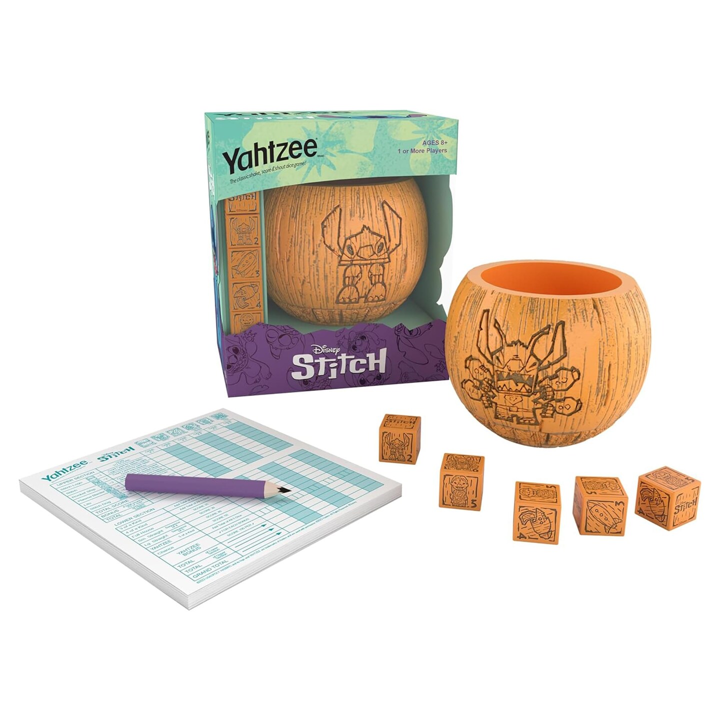 Disney Lilo &#x26; Stitch Yahtzee Dice Game