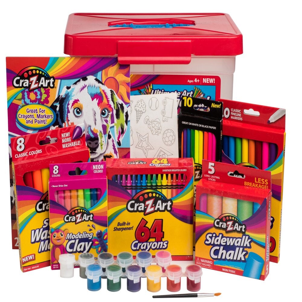 Cra-Z-Art Awesome Art Case, Drawing Set, Beginner, Child Ages 4