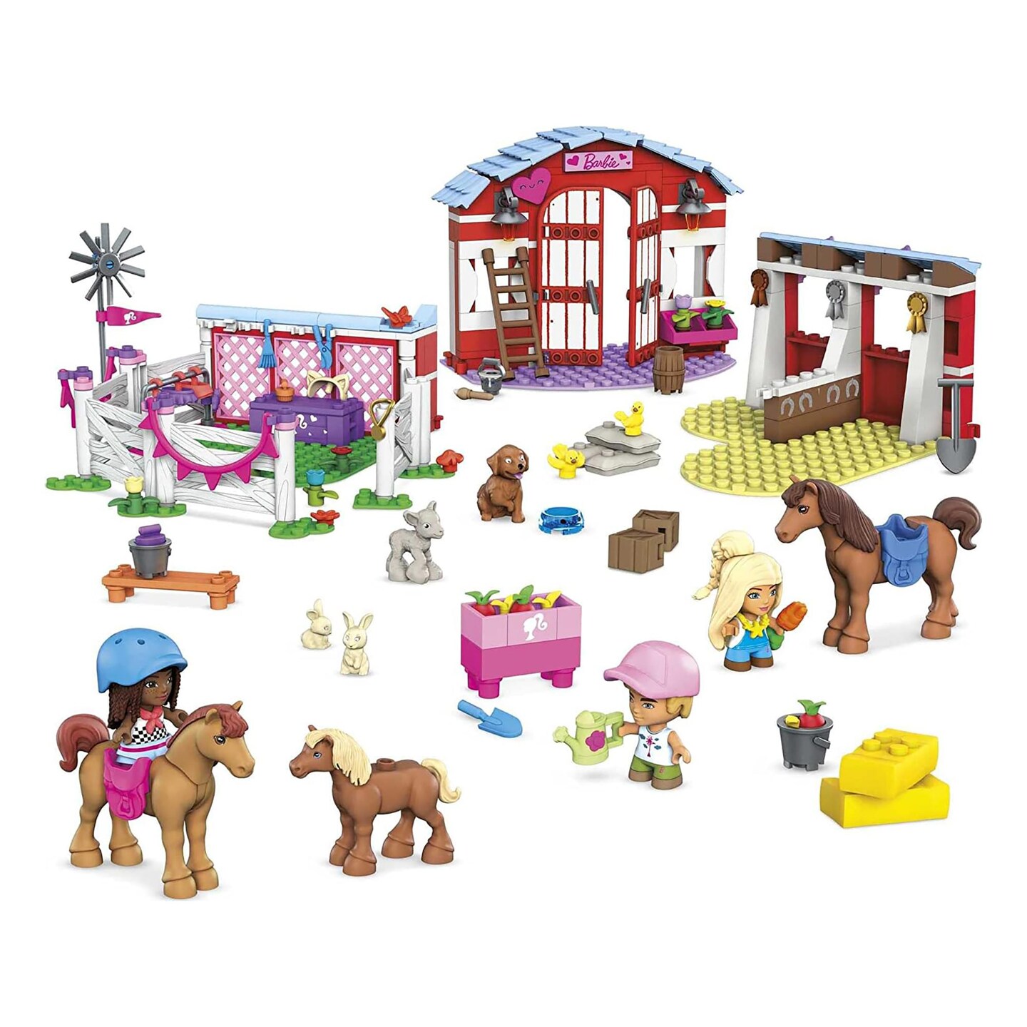 Barbie Mega Construx Building Set | Horse Stables