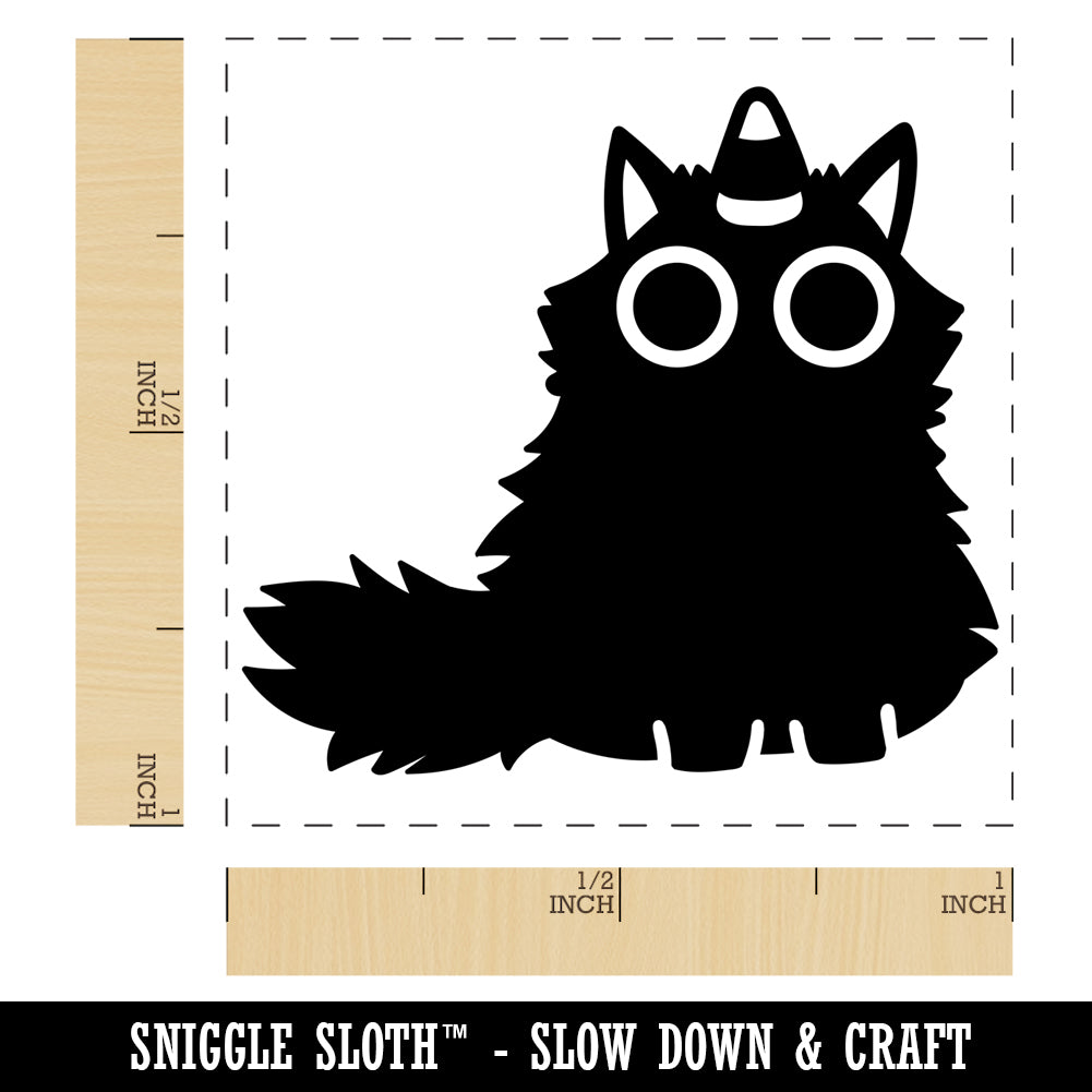 Black Cat Halloween Crafty Rubber Stamper - Simply Stamps