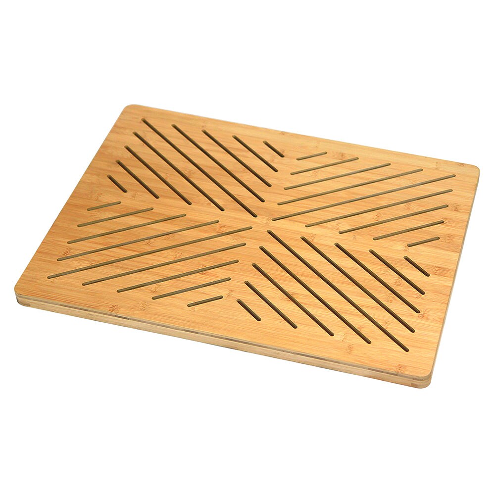 Bamboo Floor and Shower Mat