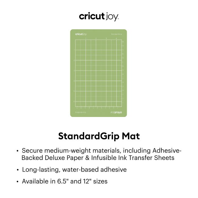 Cricut Joy StandardGrip Mat, 4.5&#x22; x 6.5&#x22;