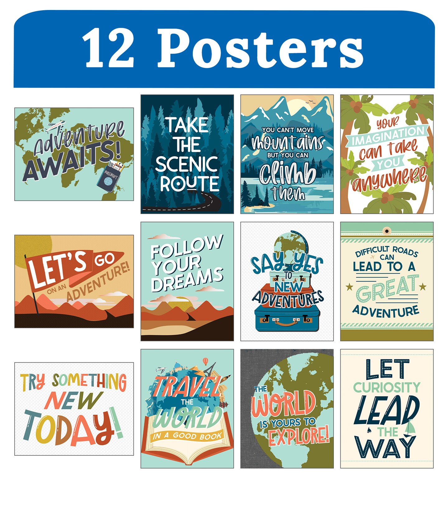 Carson Dellosa Motivational Posters