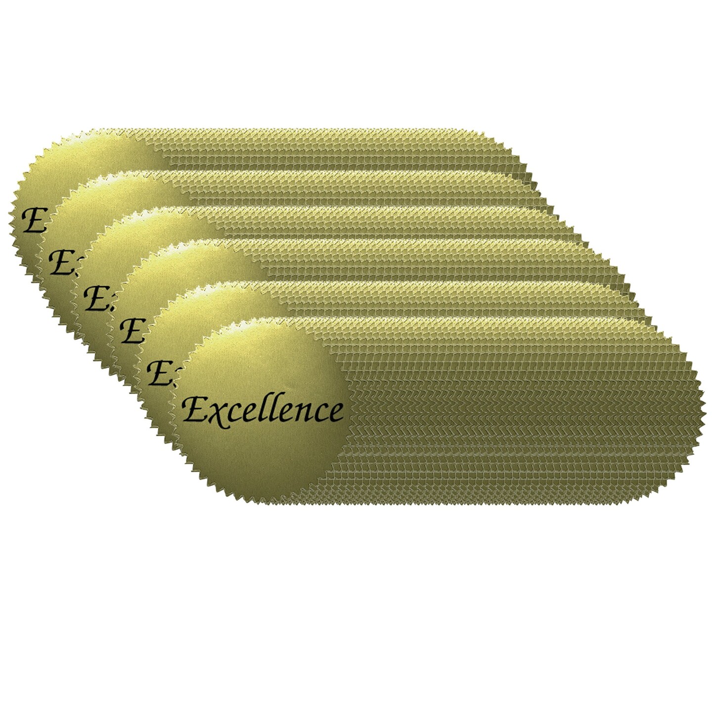 Excellence 2&#x22; Gold Certificate Seals, 50 Per Pack, 6 Packs