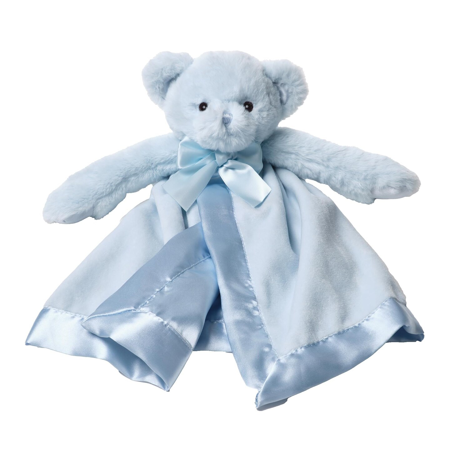 Bearington Baby Huggie Bear Snuggler, 15 Inch Blue Teddy Plush Stuffed  Animal Security Blanket Lovey for Babies, Color: Blue | Michaels