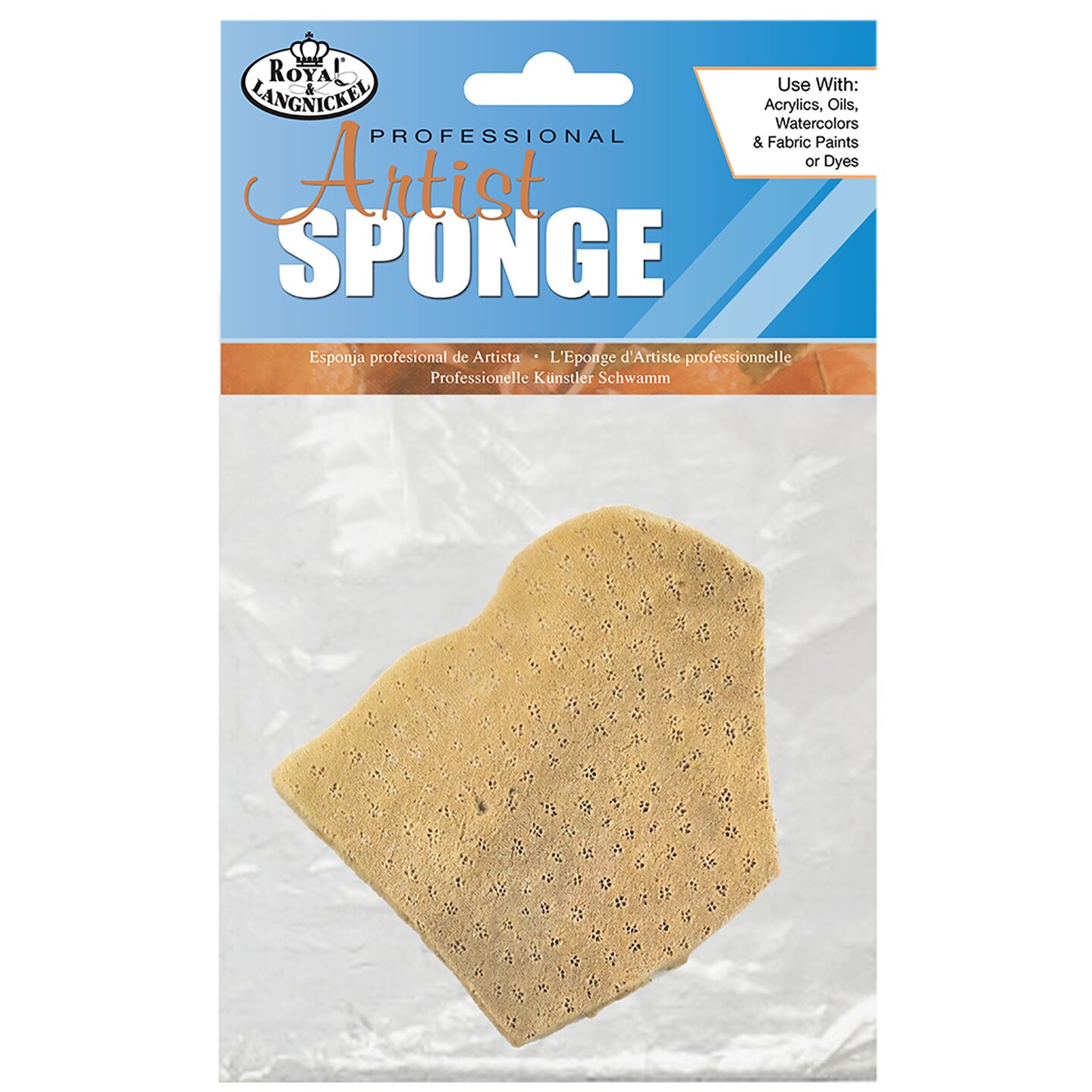 Royal Brush Artist&#x27;s Sponge, Elephant Ear, 4&#x22;-4-1/2&#x22;