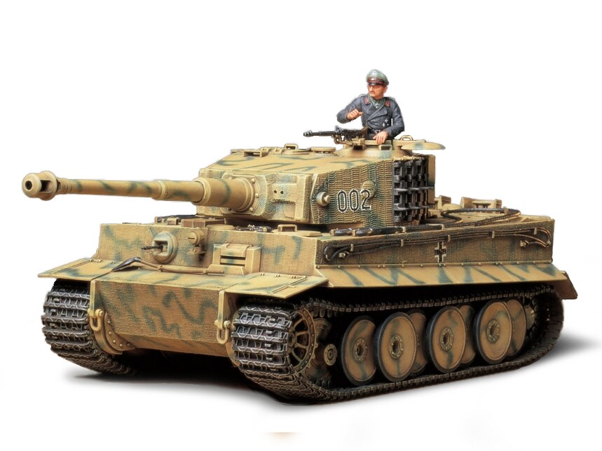 Tamiya 1/35 TAM35194 - 1/35 Tamiya Tiger I Mid Prod Tank Assembly Kit ...