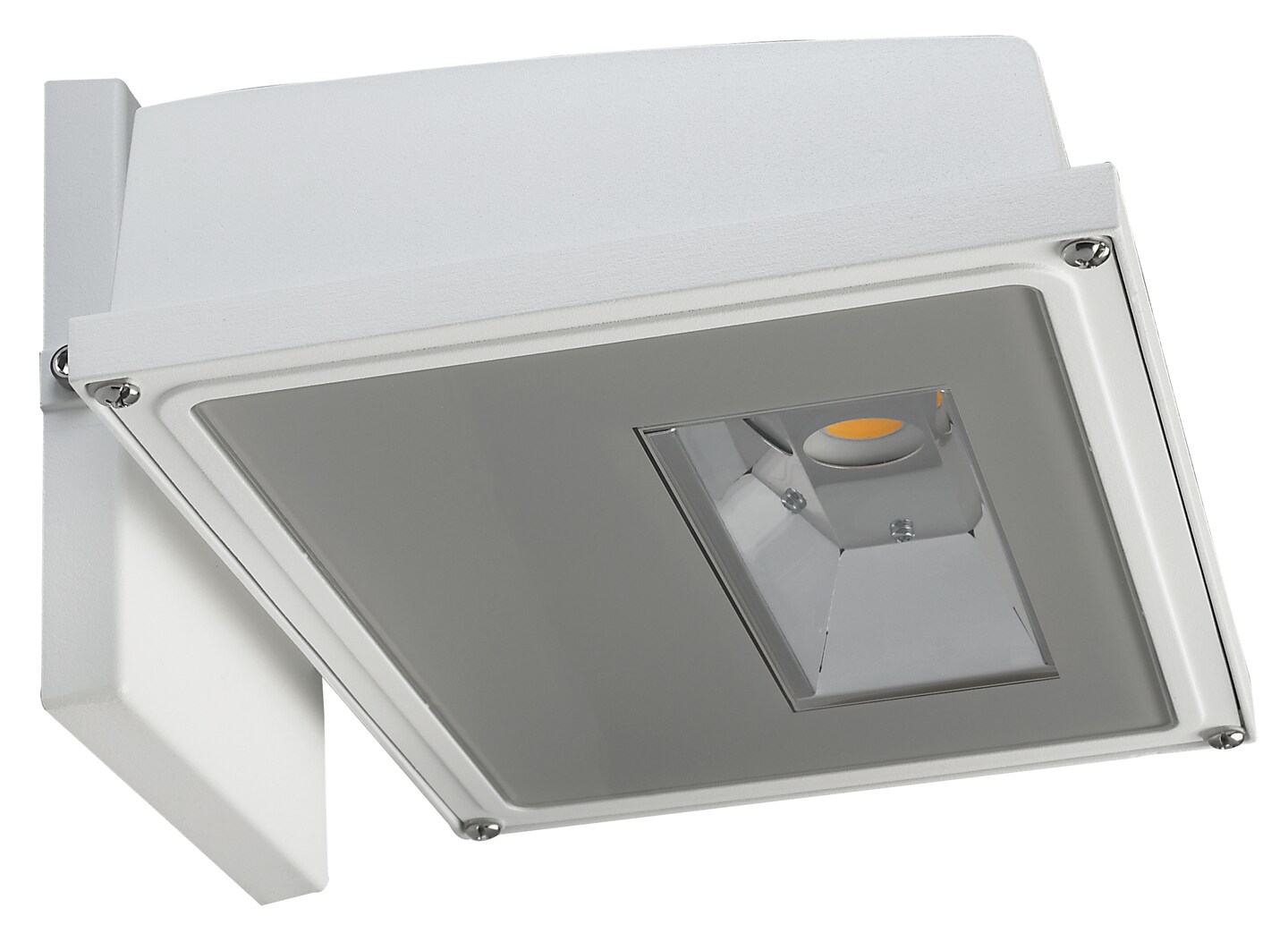 15W LED Small Wall Pack 1688Lm 4000K White Finish