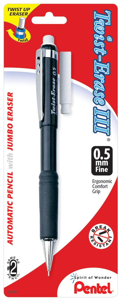 Pentel Twist-Erase III Mechanical Pencil, .5mm