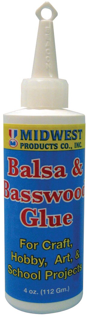 Midwest Balsa &#x26; Basswood Glue, 4 oz.