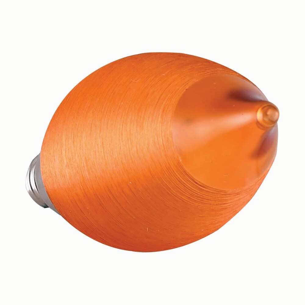 Satco 4w 120v CA11 LED Spun Amber E12 Candelabra Base 200 Lumens 2100k