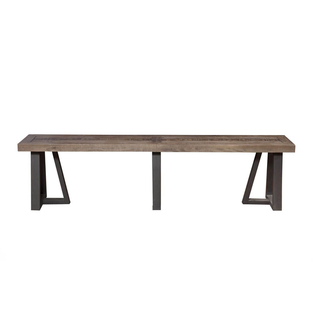 Alpine Furniture Home Furniture Prairie Dining Bench - Natural, Black