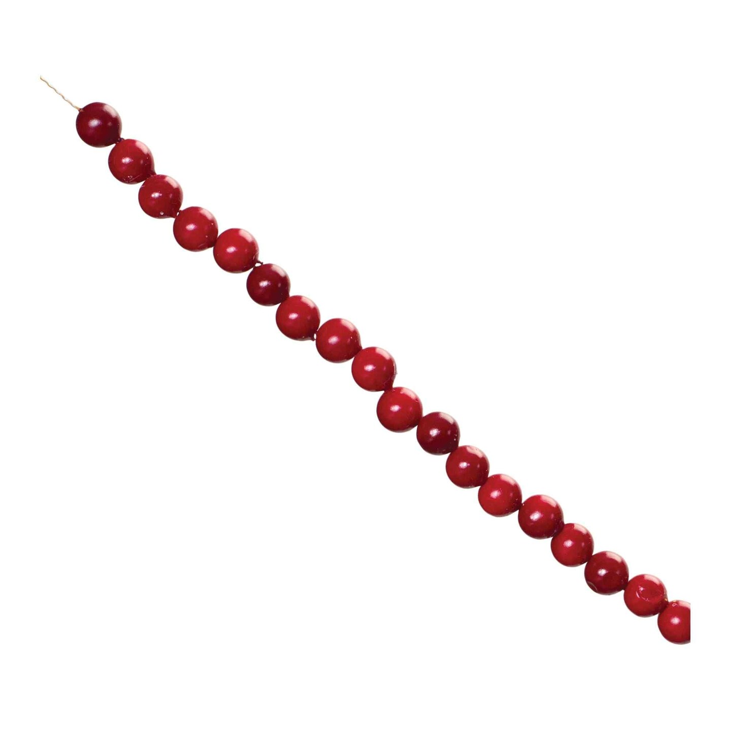 Melrose Cranberry Artificial Christmas Garlands - 6' x 0.5" - Unlit - Set of 2