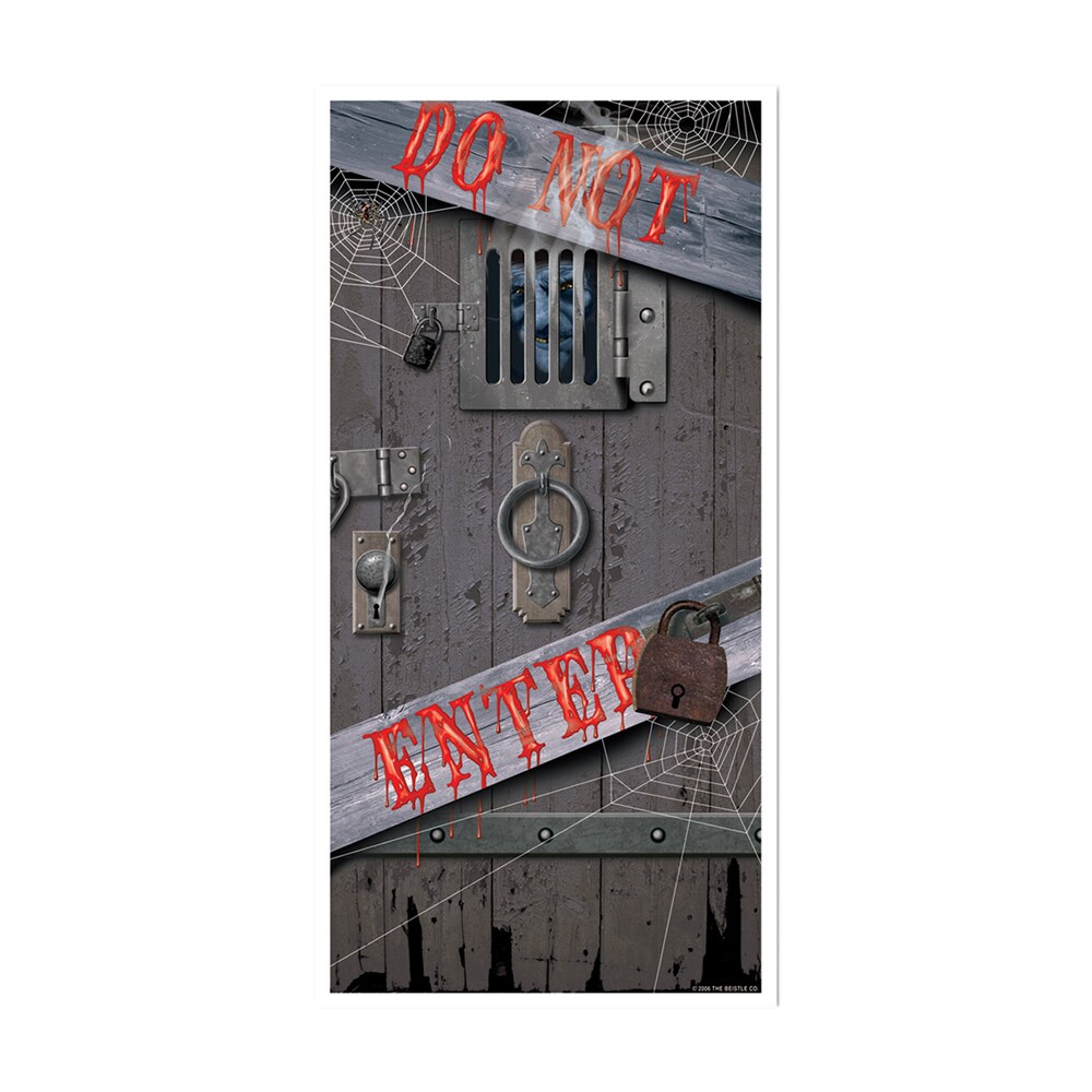 Beistle Spooky Halloween Door Cover 30&#x22; X 5 - 12 Pack (1 Per Package)