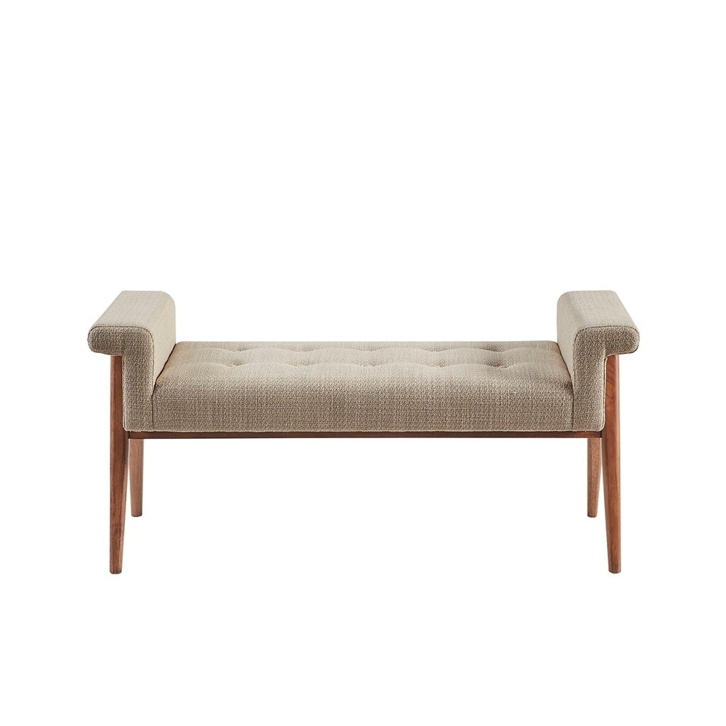 Gracie Mills   Jackson Upholstered Accent Bench with Button Tufted Seat - GRACE-13789