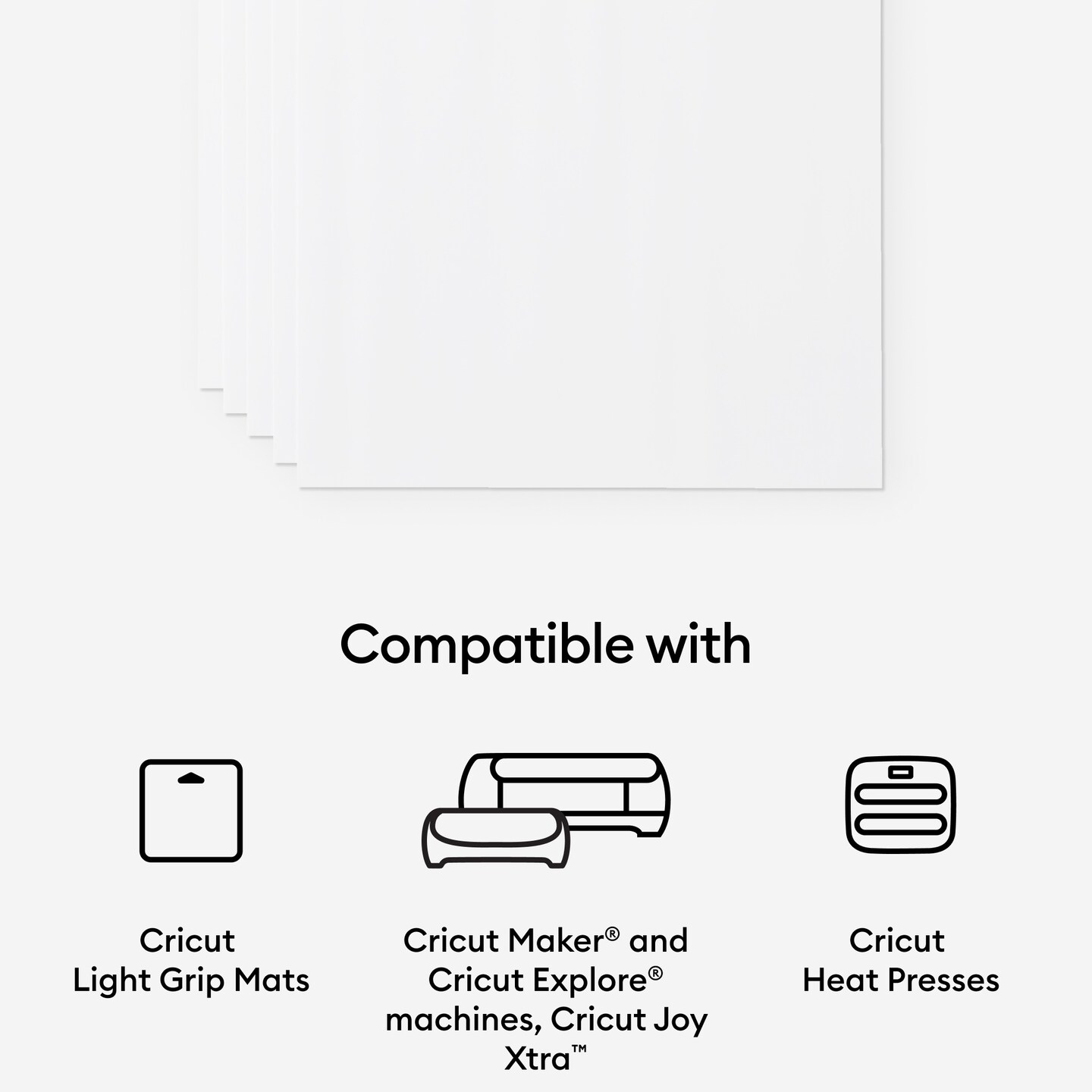 Cricut Printable Iron-On Vinyl for Light Fabric Bundle