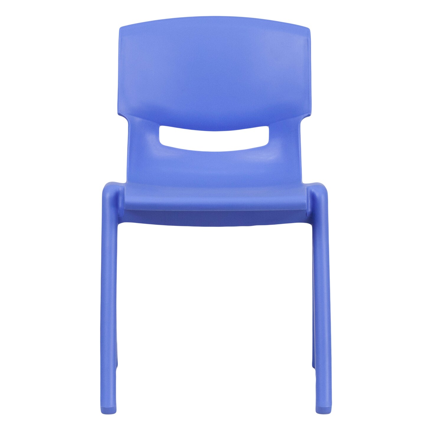 Emma and Oliver 4 Pack Plastic Stackable K-2 School Chair with 13.25&#x22;H Seat