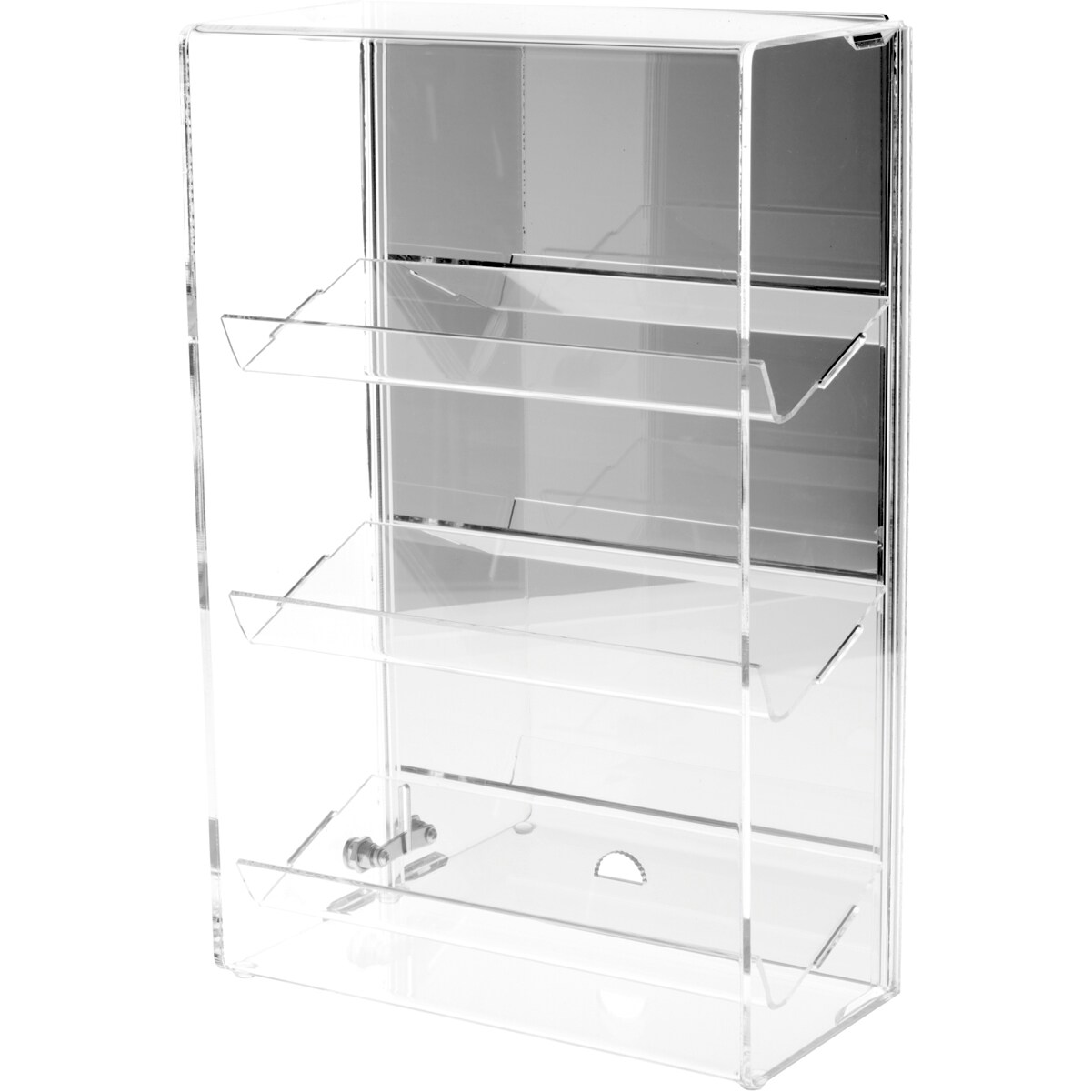 Acrylic Three Angled Shelf Display Cases